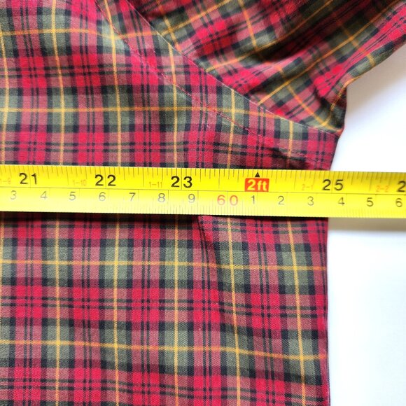 LL Bean Plaid Shirt Men's Large Regular Wrinkle Resistant Long Sleeve Button Up - Picture 7 of 9